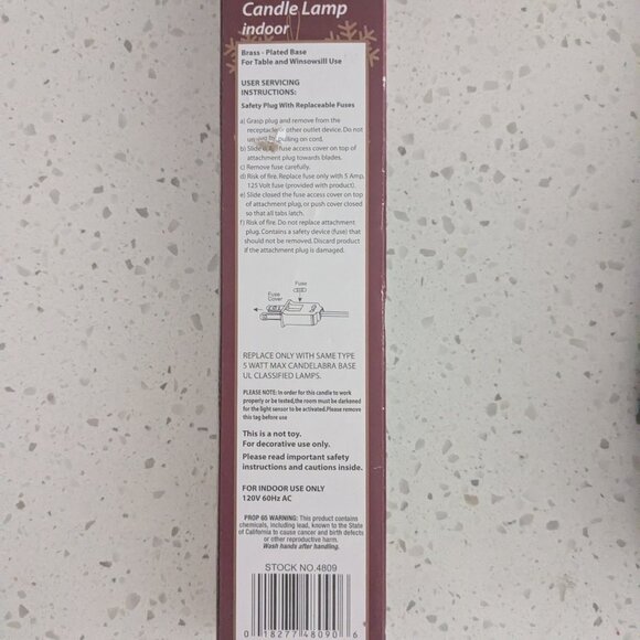 Night Sensor Christmas Candle - Picture 5 of 5